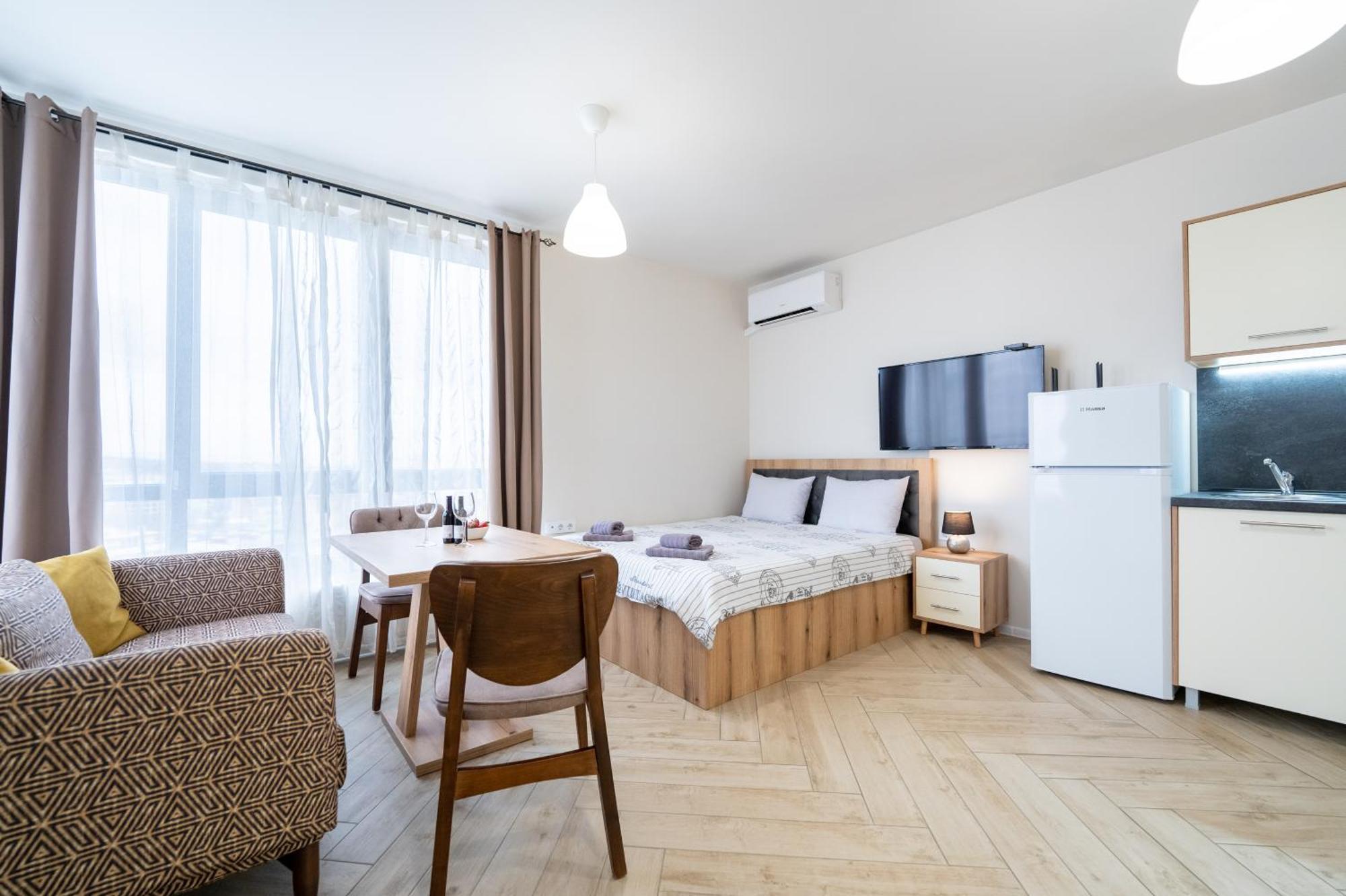 Studio mit Queensize-Bett