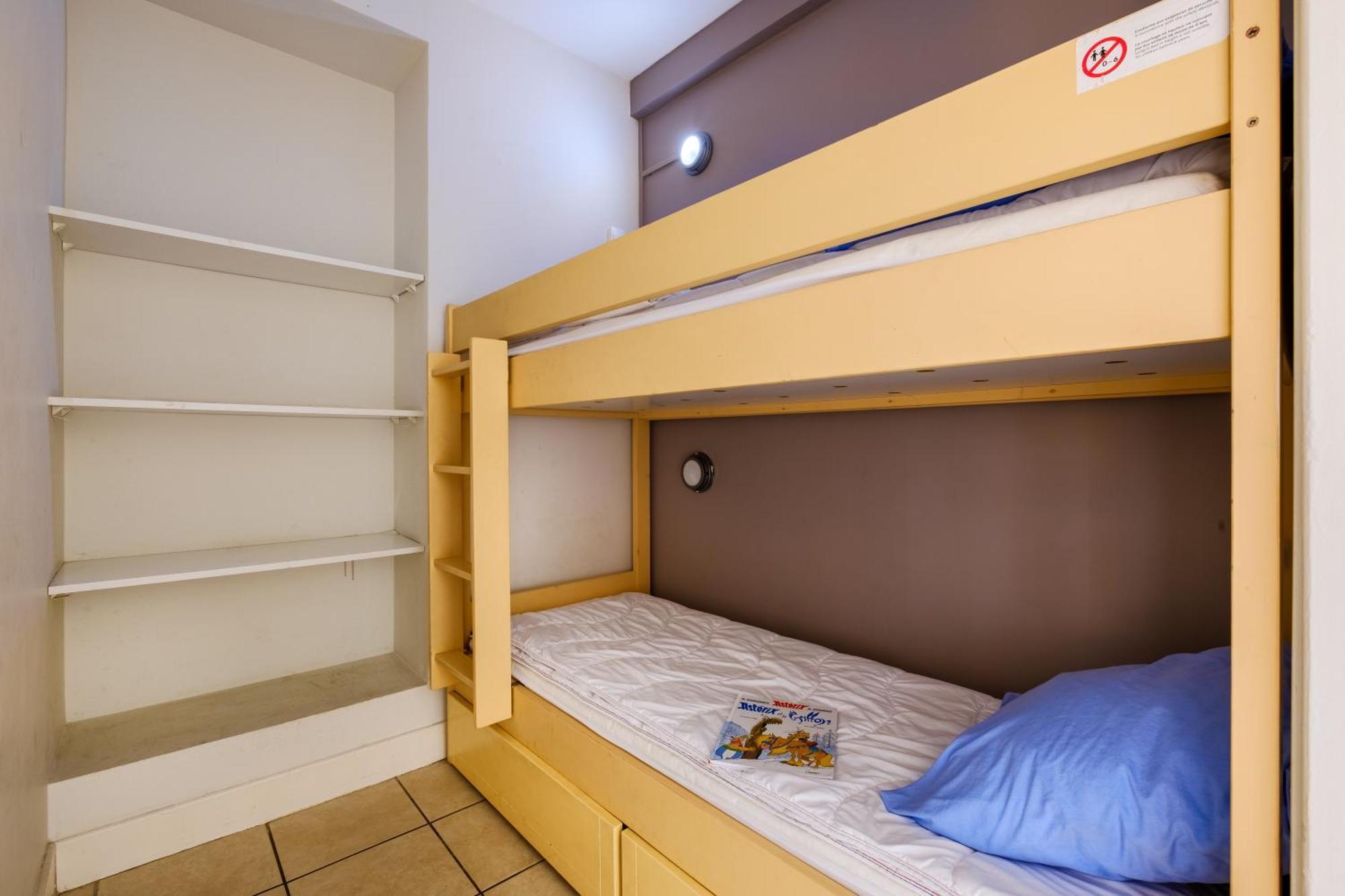 Appartement 1 Chambre avec Coin Couchage dans Alcôve et Climatisation (6 Personnes)