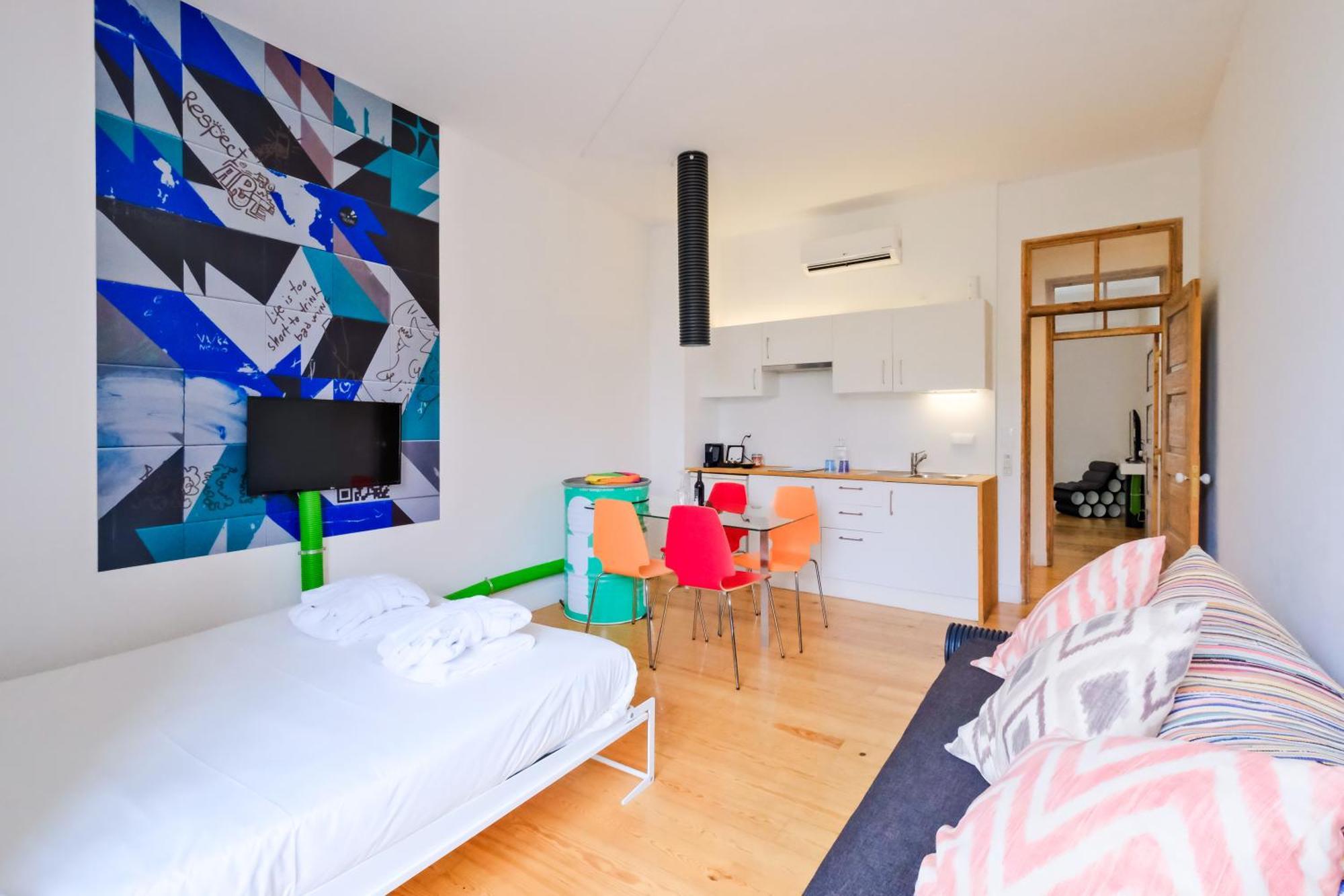 One-Bedroom Apartment Terrace City View