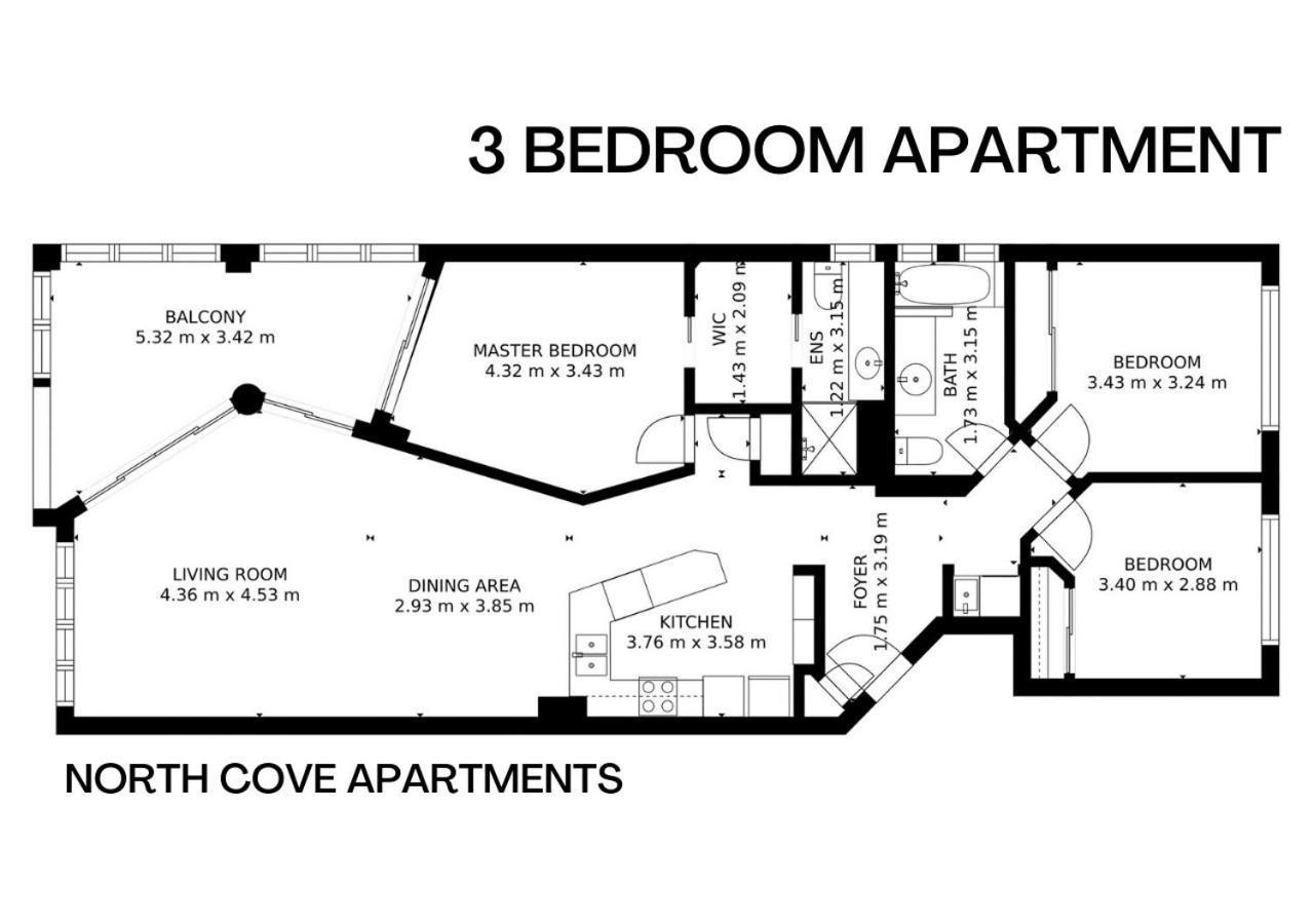 Three-Bedroom Apartment