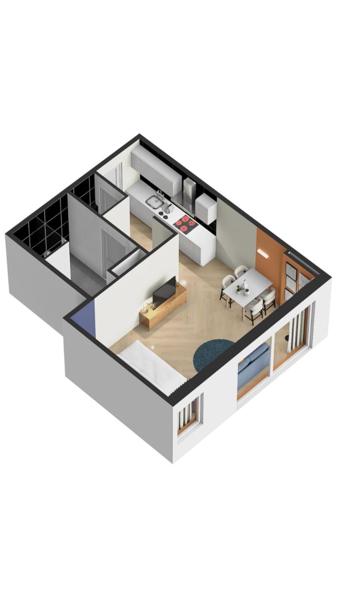Studio XL pour 4 Personnes