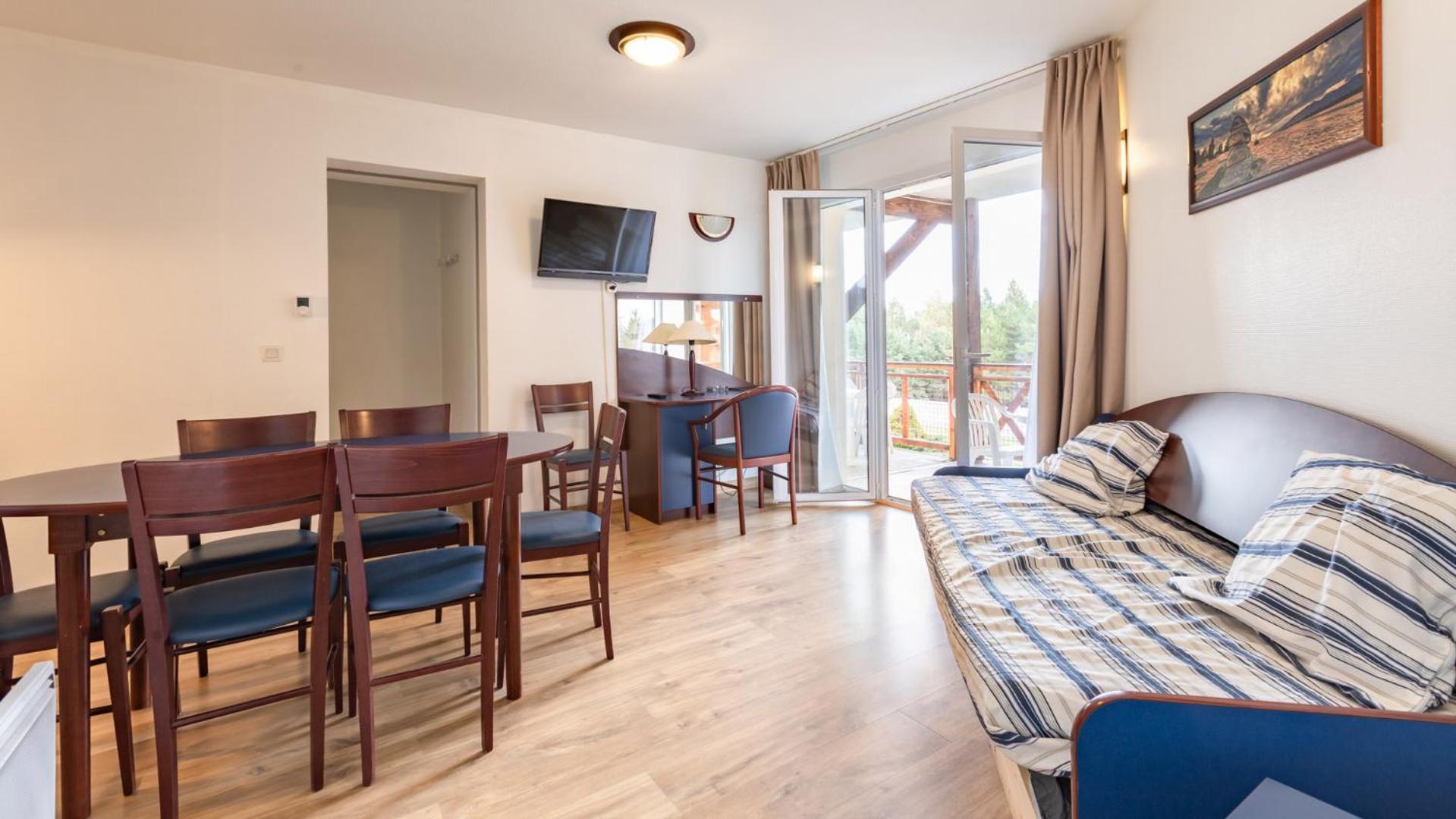 Apartamento de 3 dormitorios para 8 personas, con vistas a la montaña