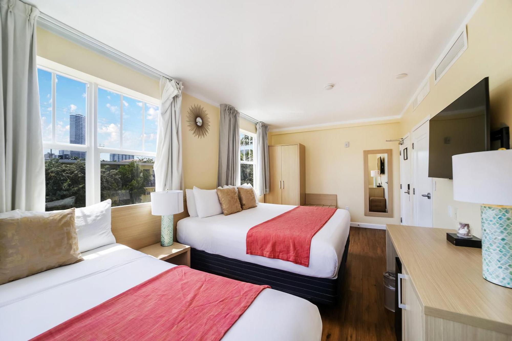 Deluxe Double Full Beds Self Check