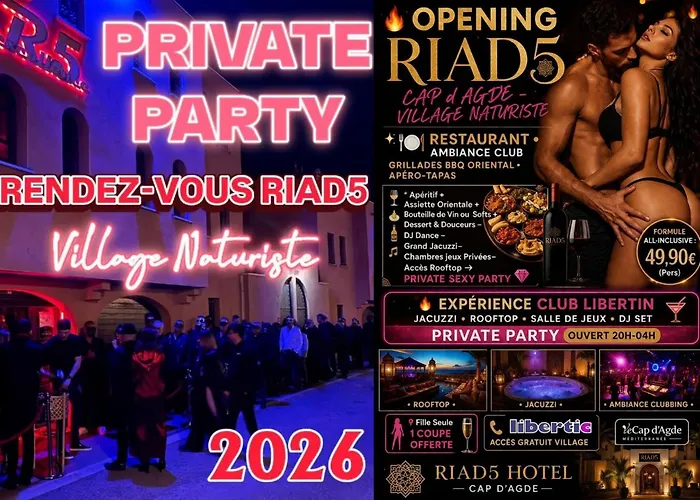 Village Naturiste Hôtel Libertin Cap d Agde